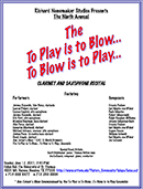 To Play is to blow