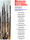Houston Clarinet Ensemble Texas Tour 2012